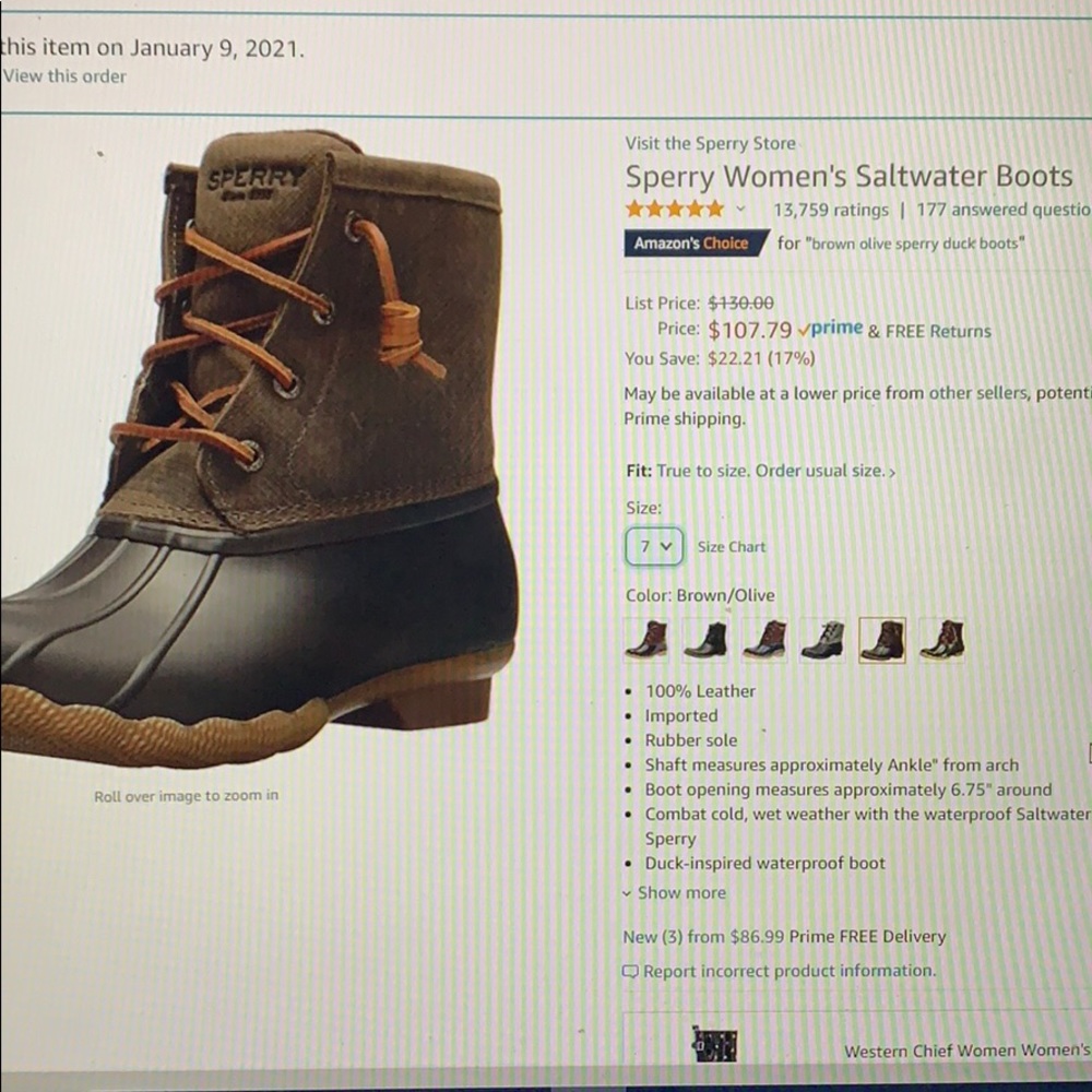 Speedy duck boots